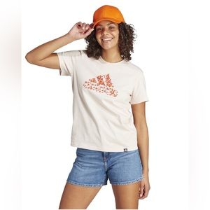 Adidas Pink Sportswear Photo Logo Graphic Tee Size XS NWT